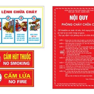 BỘ NỘI QUY TIÊU LỆNH PCCC